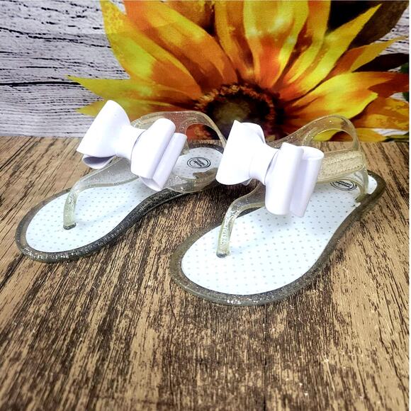 Wonder Nation Baby Girl's Jelly‎ Sandal Size 7 - Picture 5 of 8